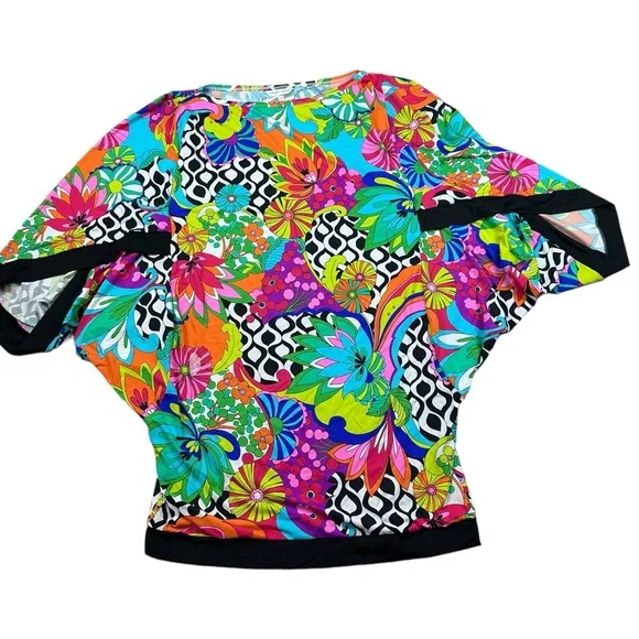 TRINA TURK: Women's Balboa Tunic Swimsuit Cover-Up -Size Small - Picture 4 of 10